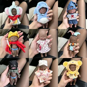 5.5in Natasha Dark Wizard Squishy Doll |   Black Tone Stress Relief Toy with Outfit, Funny Office Prank & Anxiety-Relief Slow Rise Fidget Gadget