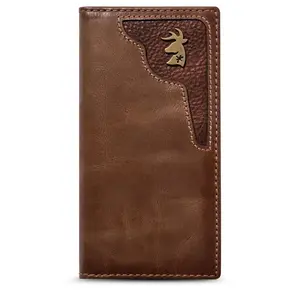 Deer Ornament Long Bifold Wallet
