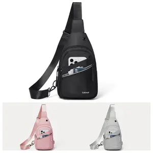 LATMAP 7L Crossbody Bags for Women Men, Nylon Sling Purse Shoulder Bag with Adjustable Strap, Cute Shoulder Purse for Travel Essentials Work Daily Use, Great Gift for Birthday Holidays