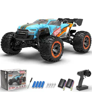 RACENT RC Truck 1:16 4x4 All Terrain RC Car 40KPH High Speed Remote Control Cars for Boys Off-Road Monster Truck with 2.4Ghz Radio Control With 2 Batteries Gifts for Kids Adults