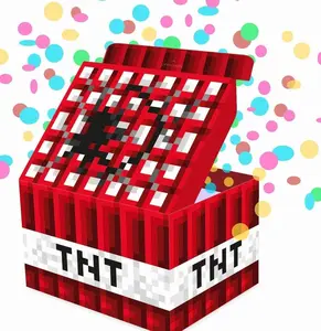 FETTIPOP Gift Box Surprise Exploding KIT (TNT) 7.1x5.5x4.3 in, Confetti Explosion Birthday, Party, Father’s and Mother’s Day, Graduations, Anniversaries, Holidays, Any Occasion
