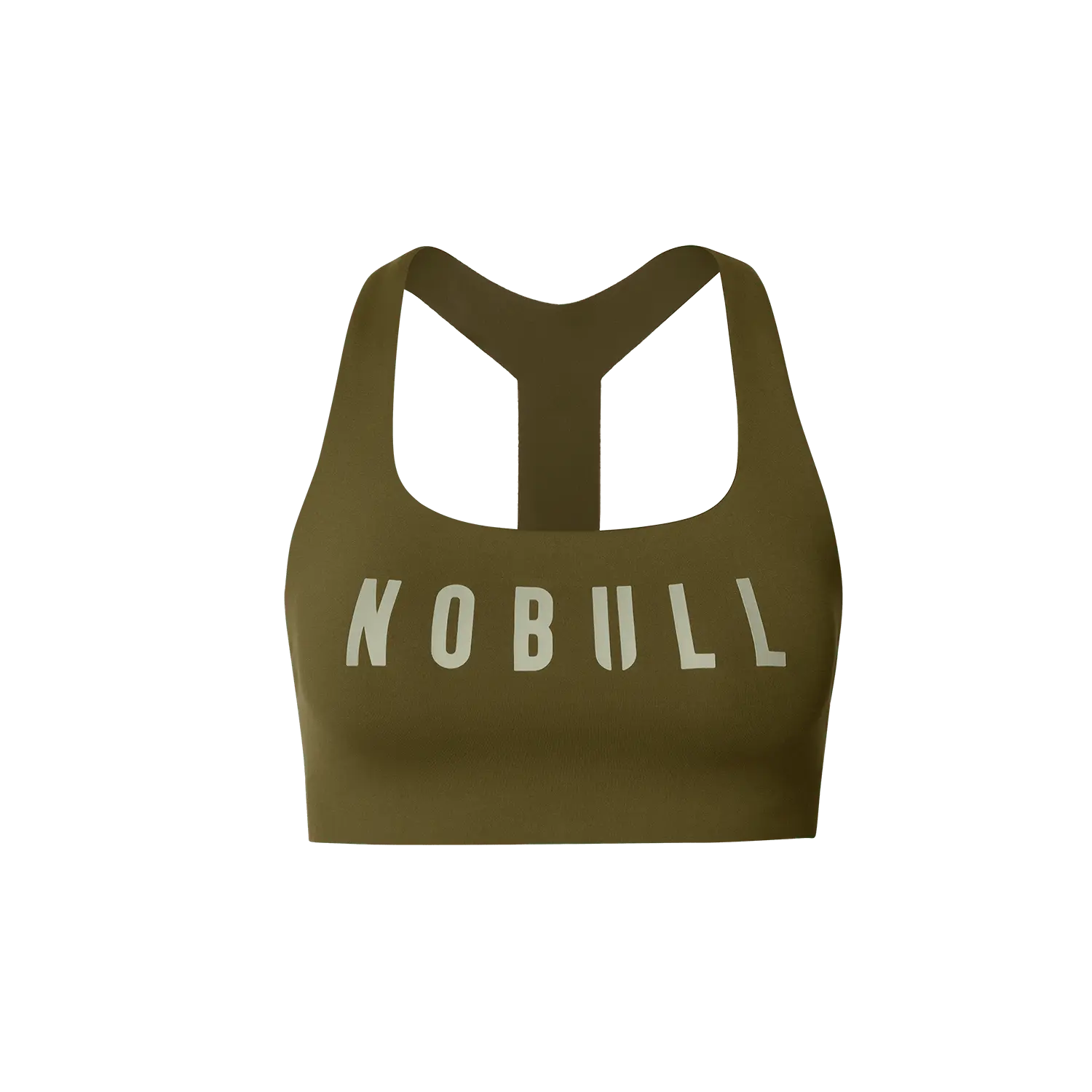 NOBULL Drive Racerback Bra in Tactical Green