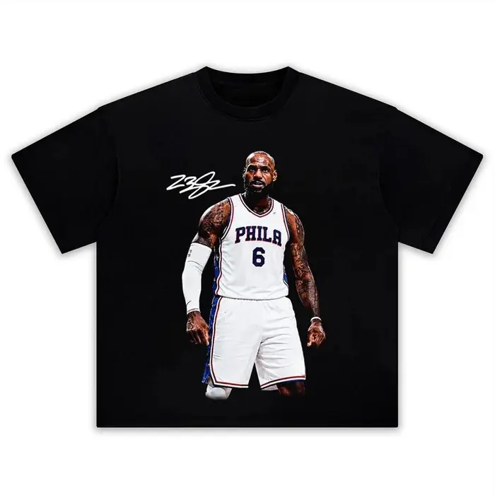 Lebron James Sixers - The King Tee, Basketball Fans Outfit, Game Day Outfits, Basketball Shirt for Kids Men Women