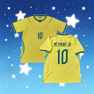 2026 New Yellow Neymar 10 Short sleeve Soccer jersey