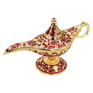 Vintage Aladdin Lamp Collectible Edition, Wedding Table Decor, Rare Classic Arabic Prop, Party Birthday Gift (multiple Colors)