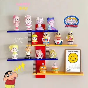 Blind Box Storage Rack, No-Drill Hole Board Design, Display Wall for Figurines, Dorm Room Desk Organizer, Perfect Gift for Halloween & Christmas