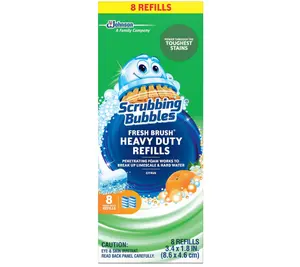 Scrubbing Bubbles Fresh Brush Heavy Duty Refills 8 count Pack of 1