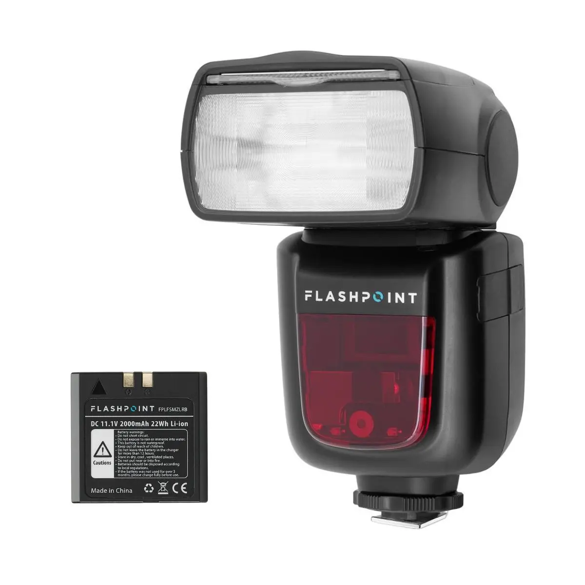 Rechargeable Flashpoint Zoom Li-Ion R2 TTL Flash Kit with Durable Mount - Compatible with Nikon Cameras, Includes Godox VING V860IIN Camera Accessories