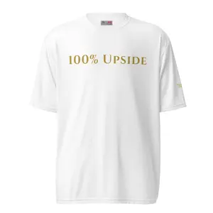 100% Upside - Finance Gym Bro Performance Tee