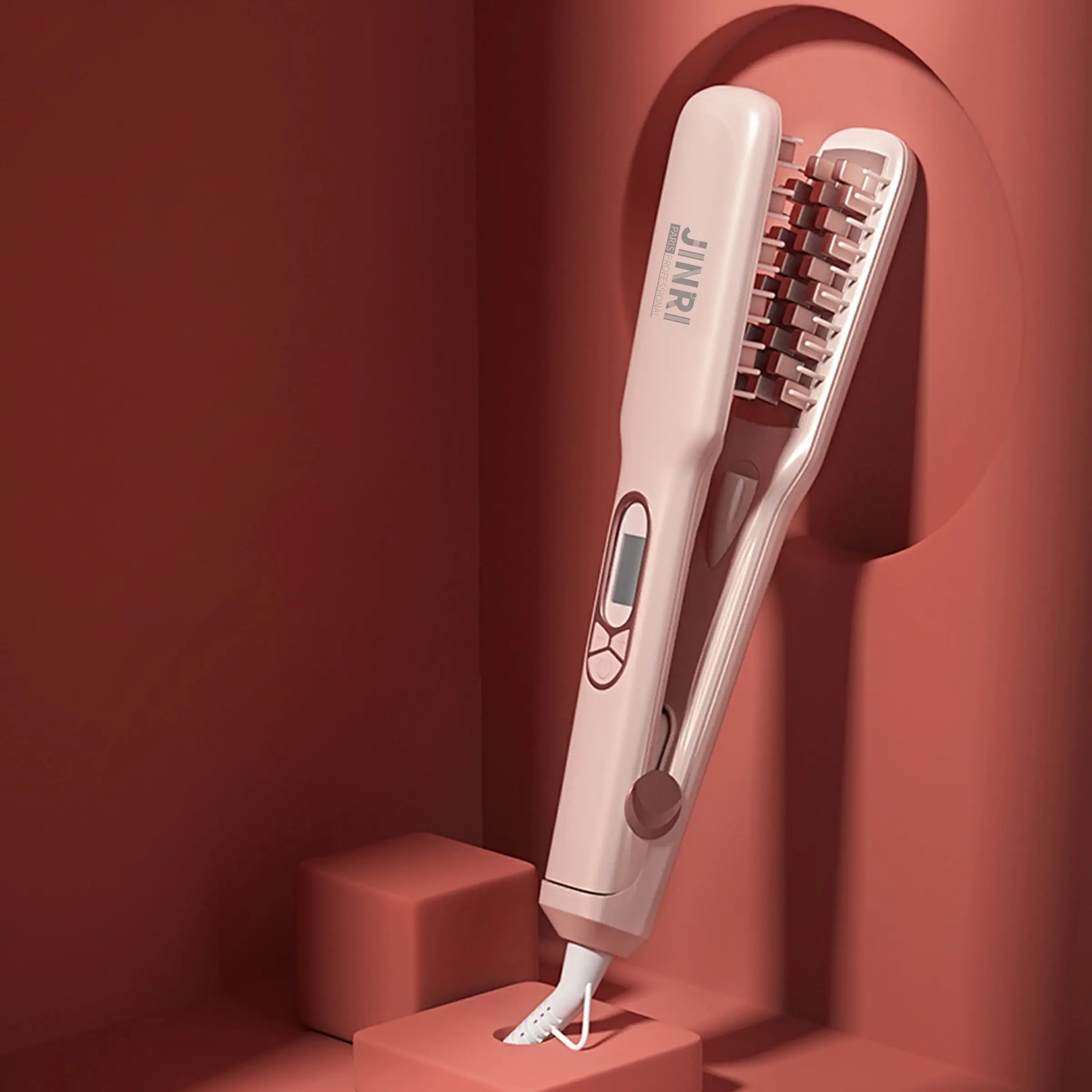 JINRI Ceramic Hair Volumizer with Adjustable Temperature, Hair Root Volumizing Iron for Everyday Styling,back to school,back to school haul