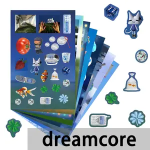 156 Piece Dream Core Stickers Set for Phone Cases, Laptop Skins, Notebooks, Scrapbooks, Versatile Decorative Accessories