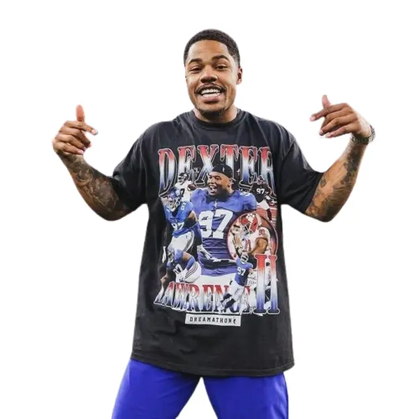 vintage dexter lawrence shirt, sterling shepard t-shirt vintage unisex gift for Size S-4XL