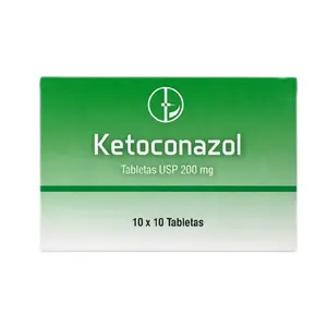 Ketoconazol Capsules Supplement Multivitamin Nutrients Support Dietary 200 mg Tablets 10 x 10 Pack