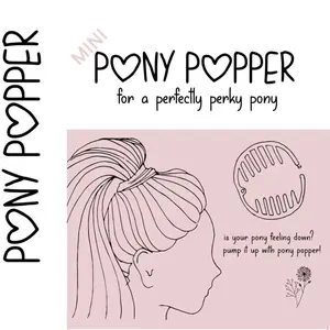 Mini Pony Popper Hair Clip