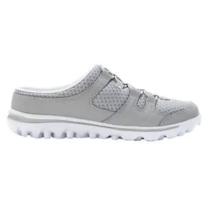 Propet Womens Travelactiv Slide Mule Sneakers Shoes Casual - Grey