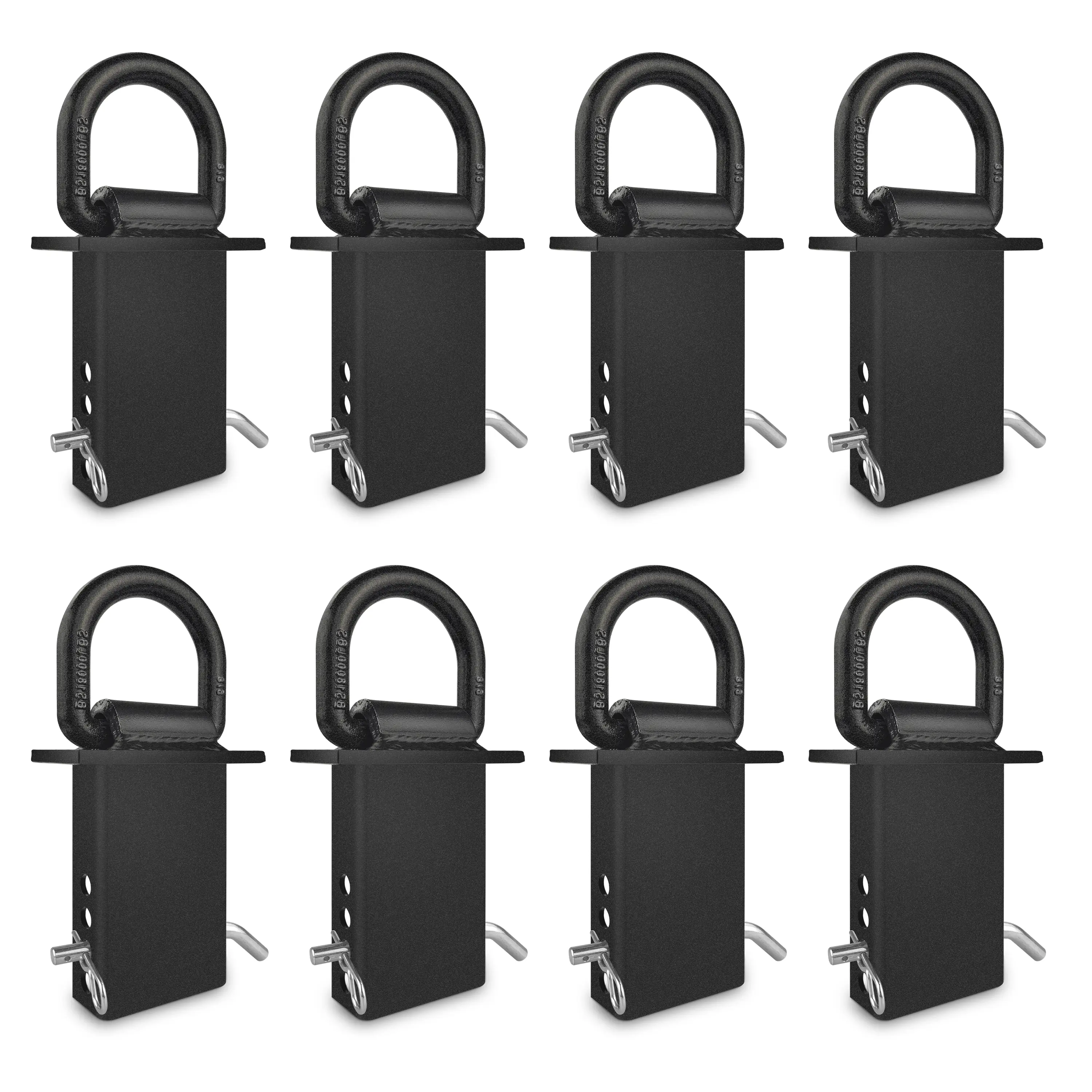 Deal Day 8Pcs 18000lbs Heavy Duty Removable D Ring Stake Pocket tie Down for Utility Trailers and Flatbeds Equipped with Stake Pockets Stake Pocket D-Rings #TikTokShopBacktoSchool