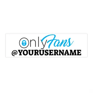 Custom OnlyFans Bumper Stickers, Creative Car Decals, Personalized Stickers, Social Media Promotion, Engagement Gifts, Funny Gifts