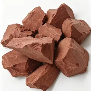 Ural Red Kaolin Clay, 100% Natural & Zero Additives, Edible Hard Crisp Texture, Slightly Sticky When Wet, 200g(7oz)