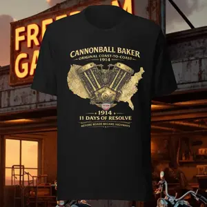 Cannonball Baker original coast to coast vintage Unisex t-shirt
