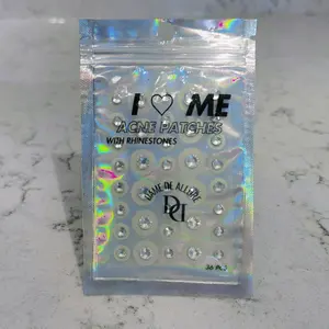 Dame De Allure Rhinestone Acne Patches 36 Pieces Best Acne Product Skincare Acne Spot Cystic Acne Overnight Cure Treatment Devices Acne Prone Reduce Inflamed Itchy Acne and Red Scar