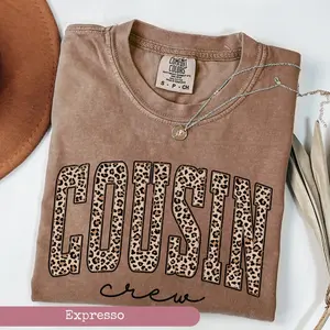 Comfort Colors Cousin Crew Shirts, Leopard Cousin Shirt, Matching Cousin Shirt, New To The Cousin Crew Tees, Cousins Shirt, Family Vacation
