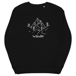Wander Unisex organic sweatshirt