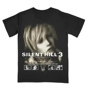 Silent Hill 3 Horror Game Graphic Tee, Heather Mason Vintage Poster Shirt, Creepy Survival Horror Aesthetic, silent hill shirt, silent hill 3 shirt, Mens Womenswear Top