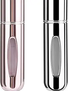 2 pcs Mini Perfume Travel Refillable Bottles-5ml Portable Atomizer Sprayer,Empty Pump Container for Traveling and Outgoing
