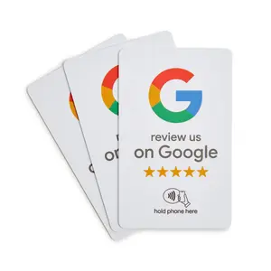 ProsperQR - Google Review Card - NFC and QR Code, Easy Setup, for All Businesses (3-Pack)
