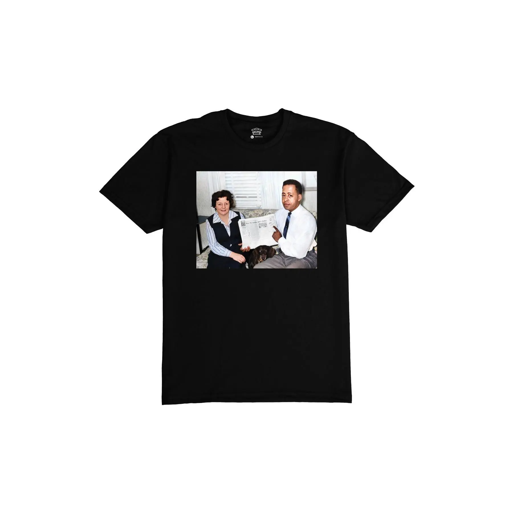 Betty and Barney Hill: The First Alien Abductees T-Shirt by SAUCER