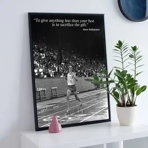 Steve Prefontaine The Gift c.1972 Motivational Action Poster - NO FRAME