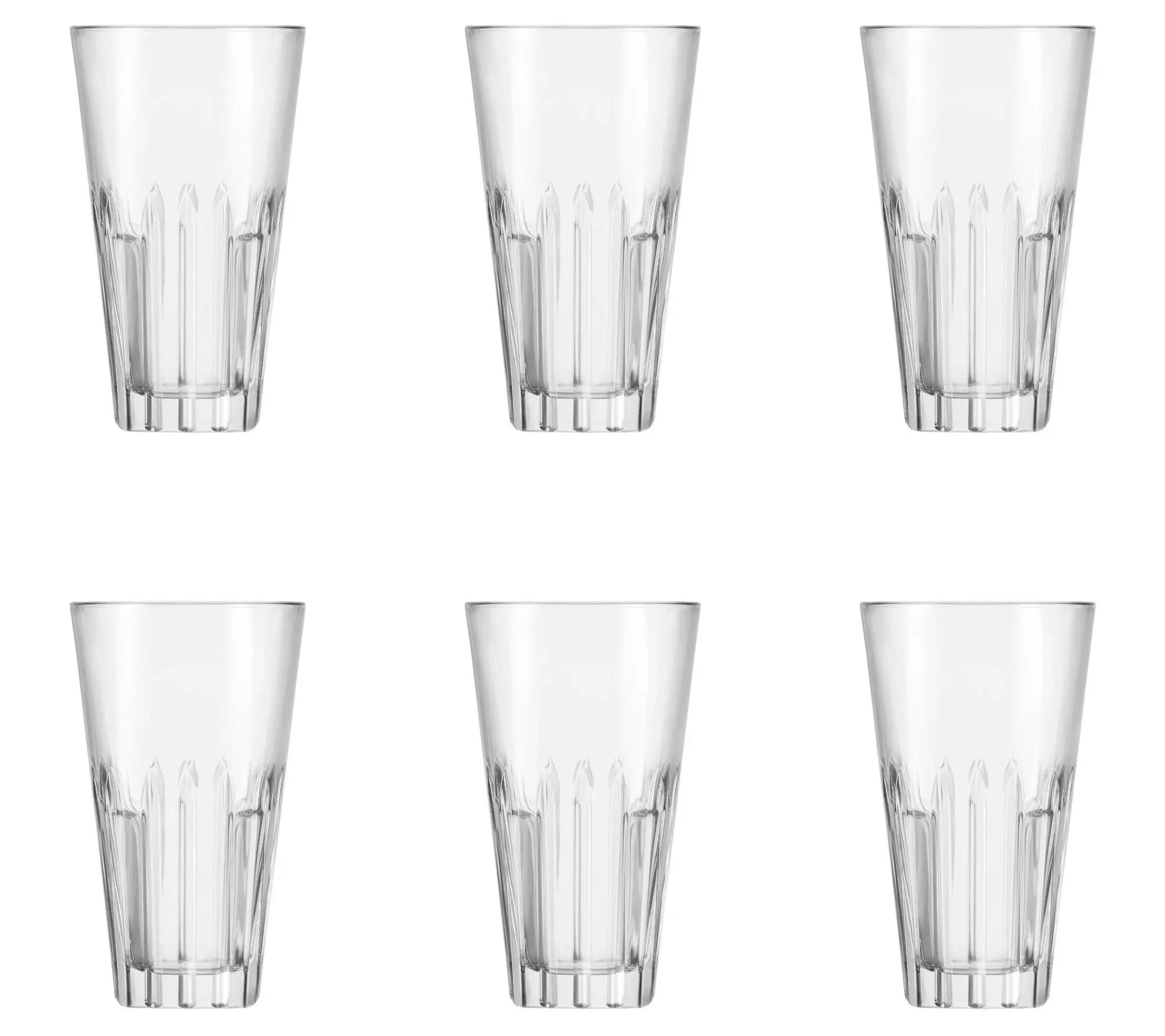 10 Strawberry Street Set of 6 Stepback Highball