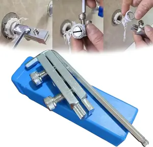 Premium Easy-Out Stripped Screw Extractor Set High-Quality Carbon Steel Tool for 1/2" to 1" Damaged Screws Broken Water Pipes and Bolts All-in-One Removal Kit