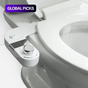 Non-Electric Bidet Seat, Dual Nozzle Enhanced Hygiene, Cold Water Pressure Control, Self-Cleaning, Easy Installation, Stylish, Toilet Seat Bidet #GLOBAL PICKS