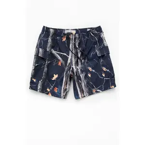 Pacsun Men's Dark Leaf Camo 6.5" Swim Trunks