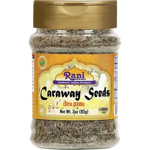 Rani Caraway Seeds (Siya Zeera) Spice 3oz (85g) Natural ~ Gluten Friendly | NON-GMO | Kosher | Vegan | Indian Origin