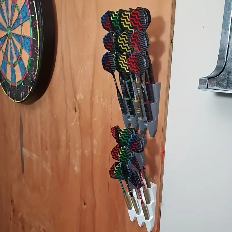 Wall-Mounted Dart Display Rack, Display Storage Rack, Holds 9 Darts, Ideal for Living Room, Bedroom, Study, Bar, Space-Saving Design, Perfect Gift