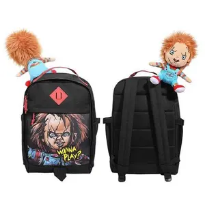 Retro Gifts By Roka: Childs Play Chucky Wanna Play Plush Backpack Retro Candy Gift Bag