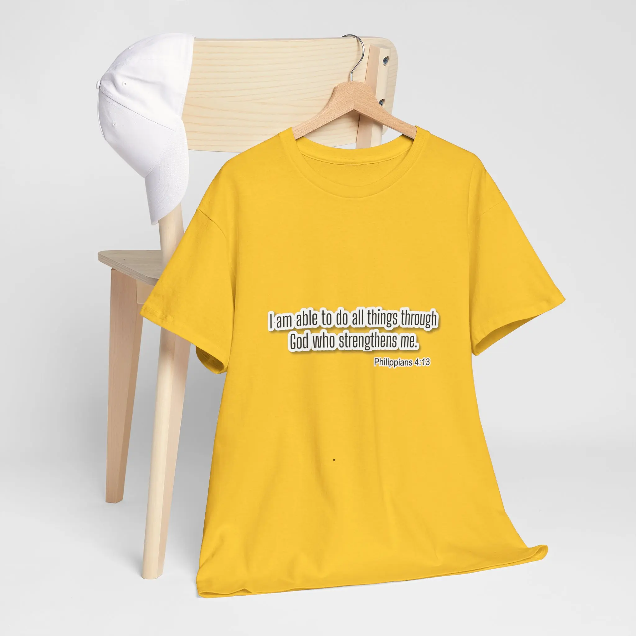 I can do all things through God who strengthens me. Philippians 4:13 Tshirt