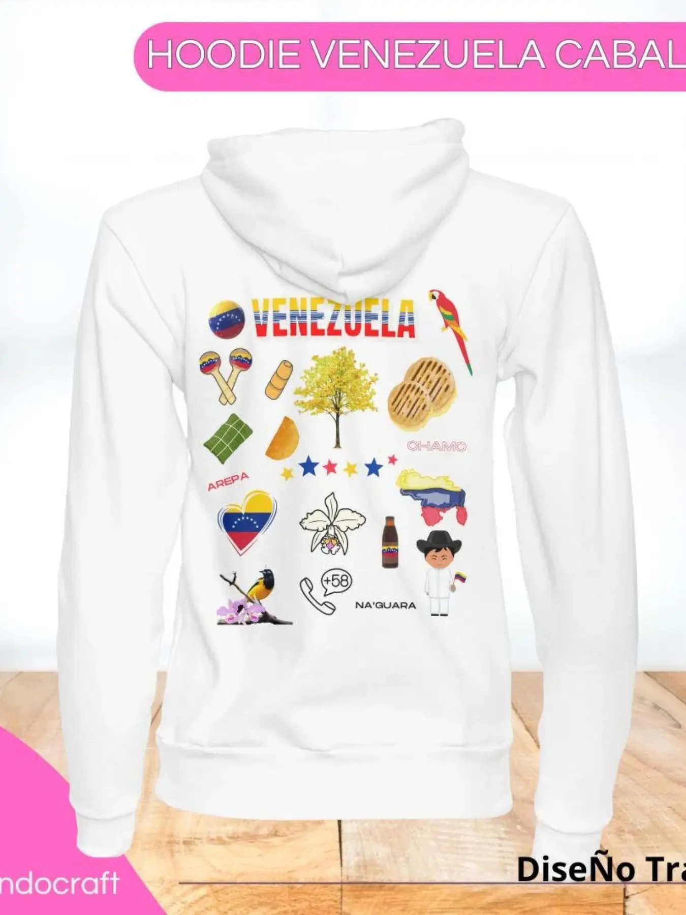 Venezuela T-Shirt, Venezuela Sweatshirt Sweater, All-Over Print Fitted Casual Style, Unisex Fit, Suitable for All Seasons