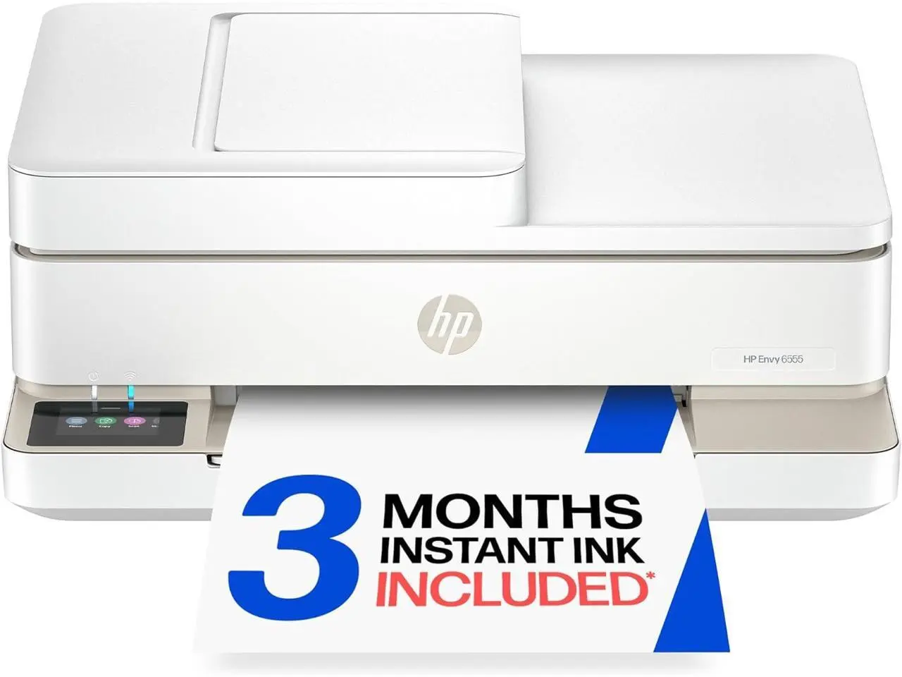 HP Envy 6555 Wireless AiO Color Inkjet Printer, 3 Month Trial of Instant Ink Included, (C2XR6A)