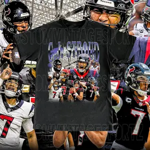 C. J. Stroud Shirt - Custom Vintage Artwork Design High Quality Tee CJ Stroud T Shirt