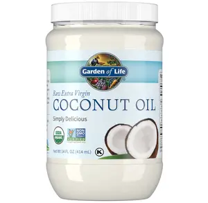 Raw Organic Extra Virgin Coconut Oil (14 Fluid Ounces)