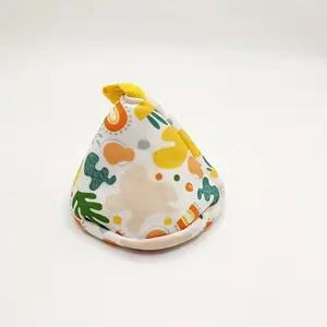 1pc Japanese-Style Cute Pot Lid, Triangular Pot Lid, Kitchen Pot Handle Pot Lid, Enamel Pot Lid for Clay Pot, Cast Iron Pot Ear Cover Pot Lid