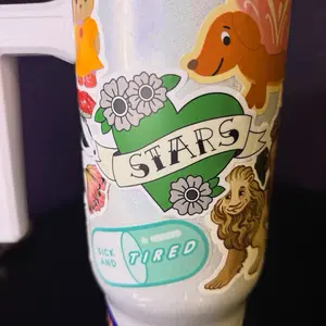 Stars Hockey Vinyl Sticker