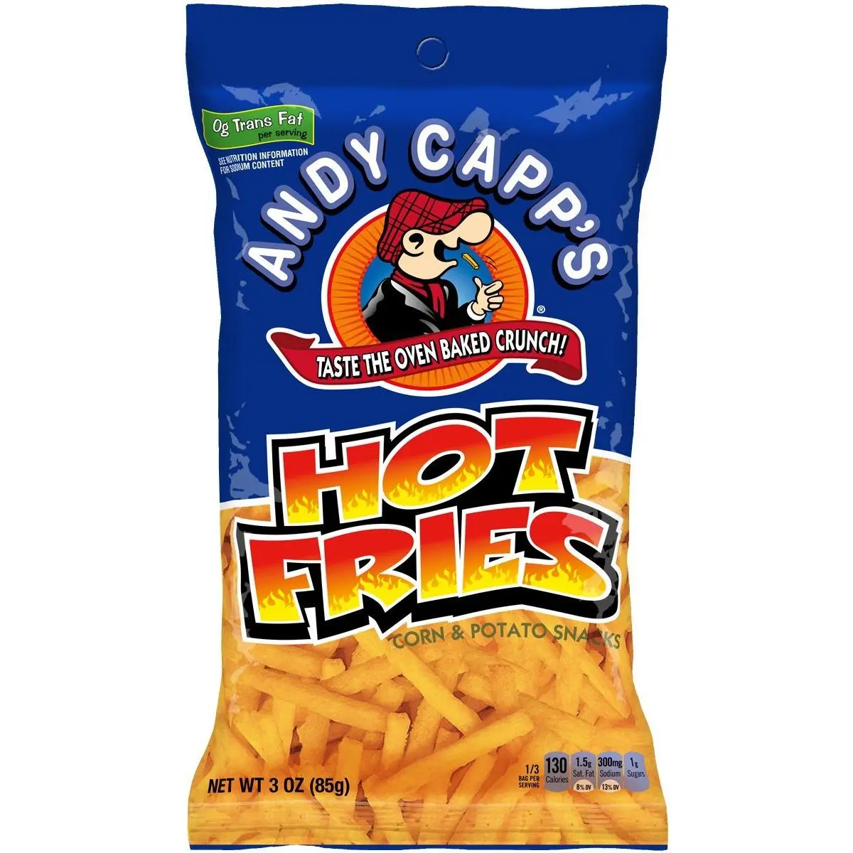Andy Capp's Hot Fries Snacks, 3 oz, (12) Andy Capp's Hot Fries Snacks, 3 oz, (12)
