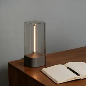 Rechargeable Magnetic Night Light, Premium Modern Mood Light, Stepless Dimming 3 Levels, Eye-Comfort Soft Lighting, Long-Lasting Battery