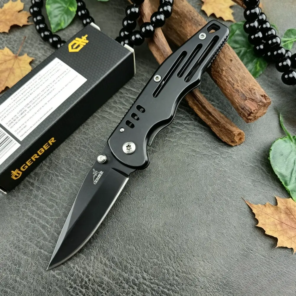 Best-Selling GB 110 Pocket Folding Knife with 5Cr13Mov Blade and 420 Steel Handle—Lightweight, Everyday, Compact Outdoor Edc Knife for Cutting, Survival, Rescue, Fishing, and Hiking—Multi-Purpose Tool Survival Gear Outdoor Survival Tools