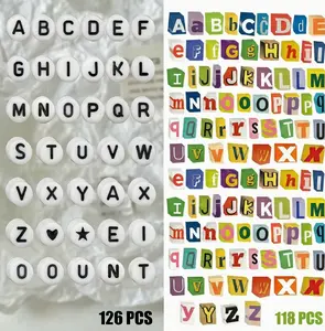 244 Pcs Alphabet & Ransom Letter Sticker Set – Vintage Magazine Cut & Round Label Letter Stickers for Journaling, Scrapbooking, Organizing, Laptop & DIY Craft