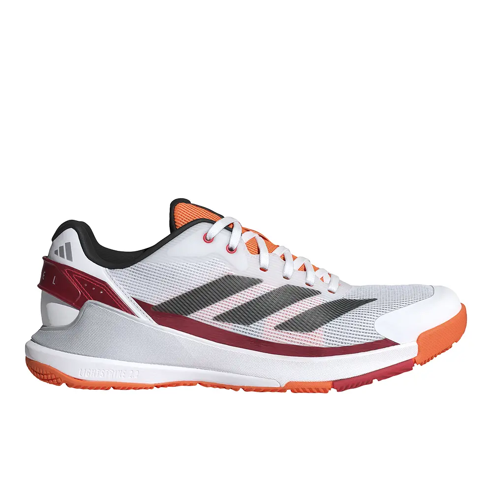 adidas Mens Crazyquick Padel Sneakers Shoes - White adidas Mens Crazyquick Padel Sneakers Shoes - White